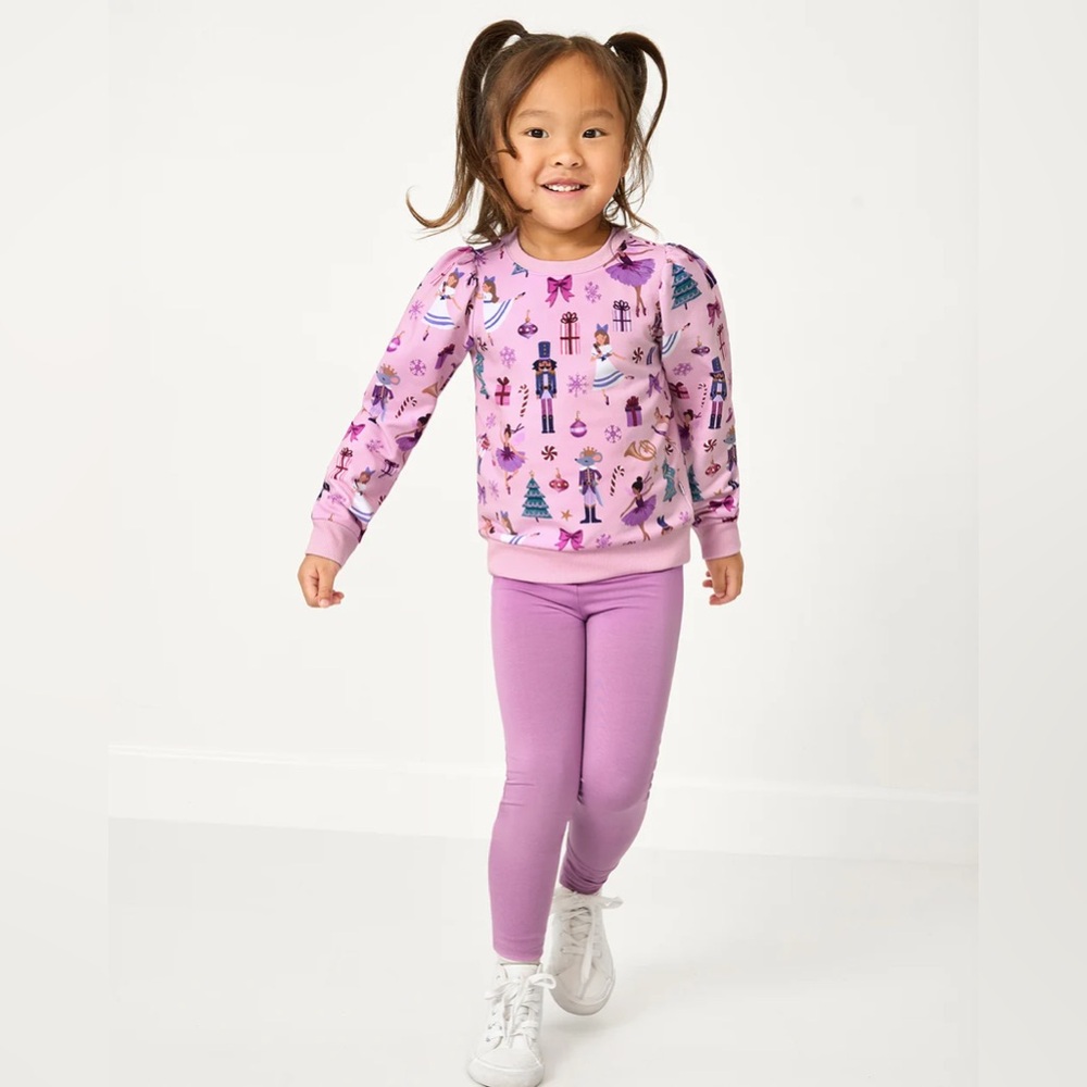 Little Sleepies Nutcracker puff sleeves Sweatshirt